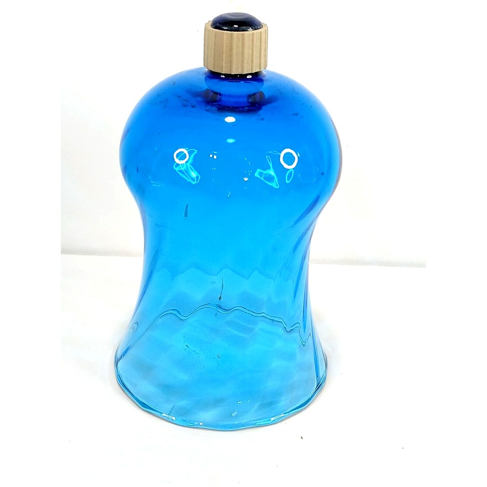 Blue Votive Cup Glass Peg Candle Holder Home Interiors Vintage New Gripper